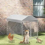 Outdoor Dog Kennel with Roof Large Pet House 200x100x125 cm Weatherproof Safe