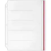 StoreSMART Binder Page for Double Point Needles - 10Pack - DP600-5-10