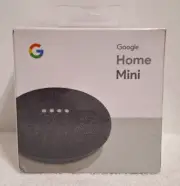 Google Home Mini Smart Speaker w/ Google Assistant - Charcoal - NEW - GA00216-US