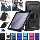 For Samsung Galaxy Tab A9 Plus A9+ Tablet Case Shockproof Rotating Stand Cover