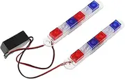 EXAOMBLE Motorcycle Led Lights Set v Indicator Auxiliary Lamp Kit Bike Signal Decorative Flashing Lights for Night