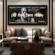 Pop Art Canvas Wall art Graffiti $100 Note Modern Art Wall Home decor