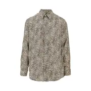 [EMPORIO ARMANI] EMPORIO ARMANI Leopard print viscose-blend shirt Man S S Multicolor
