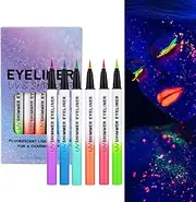 Waterproof Eyeliners,Glow in the Dark Face Paint for Kids | Long-Lasting High Pigmented Shining Gel Makeup Pen for Live Performance Party Dance Night Everyday