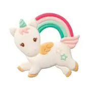 Douglas Toys Emilie Unicorn Silicone Teether, 4"