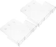 jojofuny 2pcs Wall Mounted Document Holder File Display Rack for Office Use Flexible Design for Organizing Brochures Magazines and Documents Office Supplies