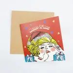 【SHOCK MAMA 蛋定人生】聖誕卡片 聖誕豬鼻女