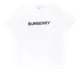 BURBERRY 徽標印花棉質 T-Shirt （白色） S _廠商直送