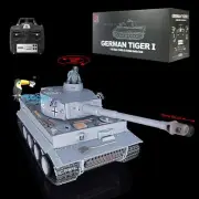 1/16 Henglong RC BB IR Tank 3818 7.0 Plastic Tiger I RTR 360Turret Barrel Recoil