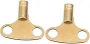 Cabilock Radiator Bleed Valve Key Set Metal Heater Bleed Key for Air Bleeding Plumbing Tool