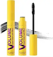 Bubble Mascara,Waterproof Smudge-Proof Long-Lasting Clump-Proof Mascara,Volume and Length Formula for Bold,Separated Well-Defined Lashes Enhances The Natural Look,Can be Layered to Boost Curl (2PCS)