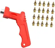 [Oshhni] 20 Pieces Track Shoe Spikes, Track and Field Running Spikes, Lightweight with Wrench for Middle to Long Distance Running