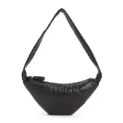 [Lemaire] Lemaire-Dark Chocolate Leather Medium Croissant Bag-Uomo OS OS