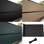 3/4/5/6/8x50' Heavy Duty Privacy Fence Screen Mesh Shade Cover Fabric Garden Net
