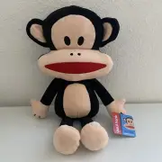 Paul Frank Crinkle & Squeak Julius The Monkey Jumbo Plush Stuffed Pet Dog Toy