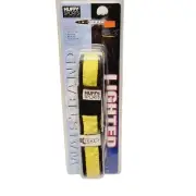 Vtg Huffy Sports Lighted Waistband Belt Retro Yellow Up to 36" Waist