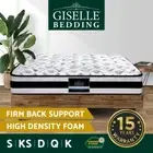 Giselle Mattress QUEEN DOUBLE KING SINGLE Extra Firm Chiropractic Spring 24cm