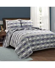 Lush Decor Make A Wish Stone Age Dinosaur Reversible Quilt