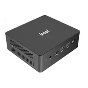 LEADER mini-PC SN4PRO V6, Intel J4125, 4GB LPDDR4 RAM, 128GB on board storage, Wi-Fi AC + Bluetooth, VESA, Windows 11 Professional, 1 Year