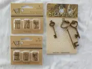 Art C Mini Keys- Two Packs- 9 Pieces Each Pack Factory Sealed & Steam Pack Keys