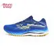 Mizuno 美津濃 男款 慢跑鞋 WAVE RIDER 27 USA 一般型 緩震 跑鞋 藍- J1GC236201
