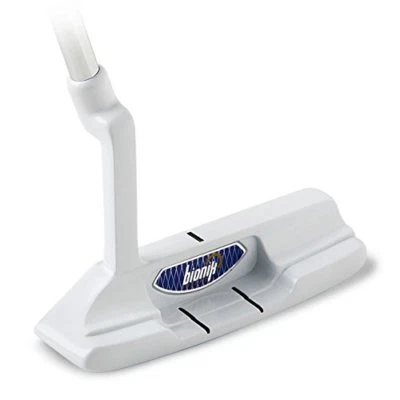 Bionik 101 White Golf Putter Right Handed Blade Style 34 Inches for Short Men