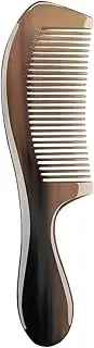 Buffalo Horn Comb | Wide Tooth Hair Brush Anti-Static Natural Horn Comb - Beard Health Care Massage Handmade Bone Brush for Wet Hair