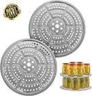 2-Pack 11" Stainless Steel Canning Rack for Pressure Cooker, Fits Presto & More
