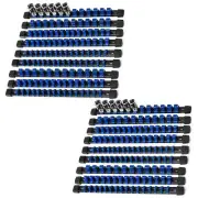 Reniteco Socket Organizer Drive ABS Tools - Blue Socket Holder, Premium Quali...