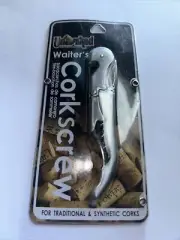 Uncorked Drink Essentials Waiter's Corkscrew Wine Opener NEW