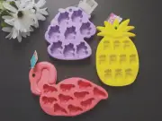 Silicone Mold Unicorn Flamingo Pineapple Candy Chocolate Soap Ice Cube Fake Food