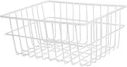 GLEAVI Freezer Organizer Baskets Deep Freezer Storage Bins Iron Shelf Rack for Fridges