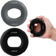 2 PCS Hand Grip Strength Finger Exerciser, Silicone Hand Grip Strengtheners Ring