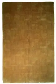 6x9' Two Tone Terra Cotta New Light Brown Modern Wool Handmade Rug B-79929
