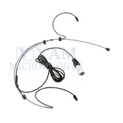 Dual Headset mic Yam Black Headworn For AUDIO TECHNICA Wireless Radio System