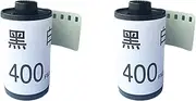 Binxind 2X 400 Novice Practice Film Vintage Camera Film Photo Studio Kits 35mm 12sheets ASA/Iso Black White Negative Camera Film