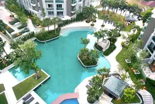 叻猜拉披色路的2臥室獨棟住宅 - 60平方公尺/1間專用衛浴Modern 2BR TOP View BKK Living @ Praram9 MRT