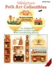 Plaid Miniature Folk Art Collectibles Decorative Tole Painting Craft Book