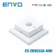 ENVO ZigBee Motion + Light + Temperature + Humidity 4-in-1 Sensor