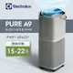 Electrolux 瑞典 伊萊克斯-PURE A9 高效能抗菌空氣清淨機-PA91-606GY【適用15~22坪】