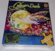 Jigsaw Puzzle Garry Walton Fantasy Moon Fairy 500 Pieces Glow in Dark 19x13" Nw4