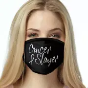 Cancer Slayer Awareness FACE MASK Reusable Washable Unisex Face Cover USA Seller