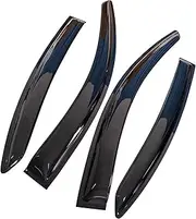 STIDPFZX Weathershield Rain Deflectors All 4 Pieces Compatible for Holden Commodore VE VF 2006-2017
