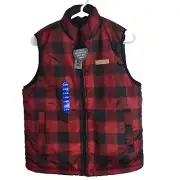 Buffalo David Bitton Reversible Vest Boys Youth Comfortable Light Weight L-14/16