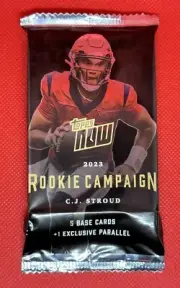 2023 Topps Now Rookie Campaign CJ Stroud Sealed Pack Limited 1 Parallel Card