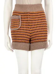 See by Chloé Wool Knit Mini Shorts