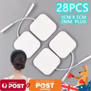5X5cm 28X Tens Machine Replacement Electrode Pads Gel Self Adhesive Reusable