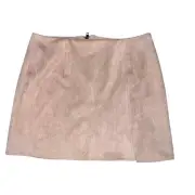 NWT Fab'rik Mocha Suede Skirt Size Small