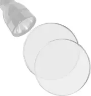 2x Glass Lens for Maglite C or D Cell Flashlights 52×2 mm, Tempered Glass D Lens