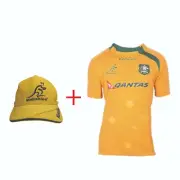 WALLABIES RUGBY UNION KOOGA 2013 2XL MENS JERSEY + ADJ CAP BOTH BNWT RARE SET
